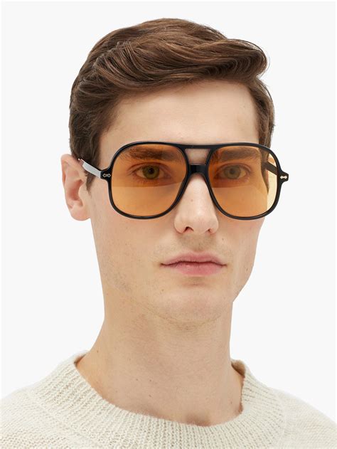 gucci yellow bridge sunglasses|Gucci yellow acetate sunglasses.